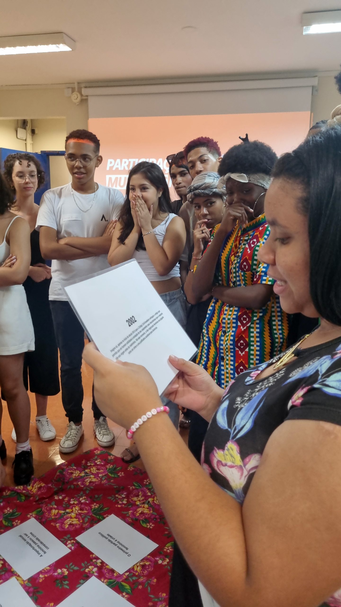 Formação com Jovens Mobilizadores da aplicação piloto da metodologia Indique Ensino Médio